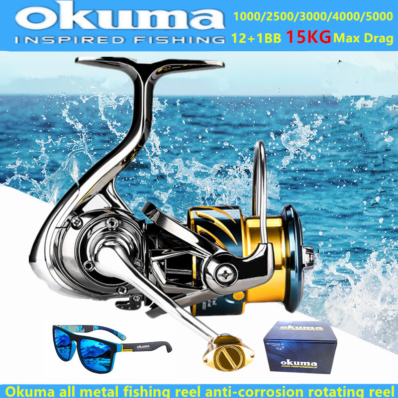 Shimano Reel Stradic - Carretilha de Pesca Okuma All Metal