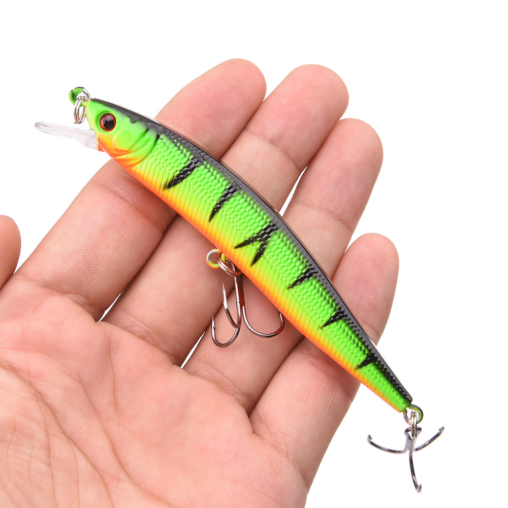 Fishing Lure Jerkbait - Isca de pesca flutuante de peixinho,