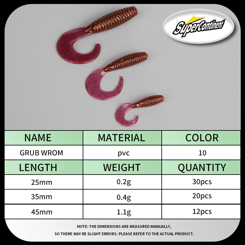 Supercontinente isca macia irr - Fishing Lure Soft Plastic avaliação e preço