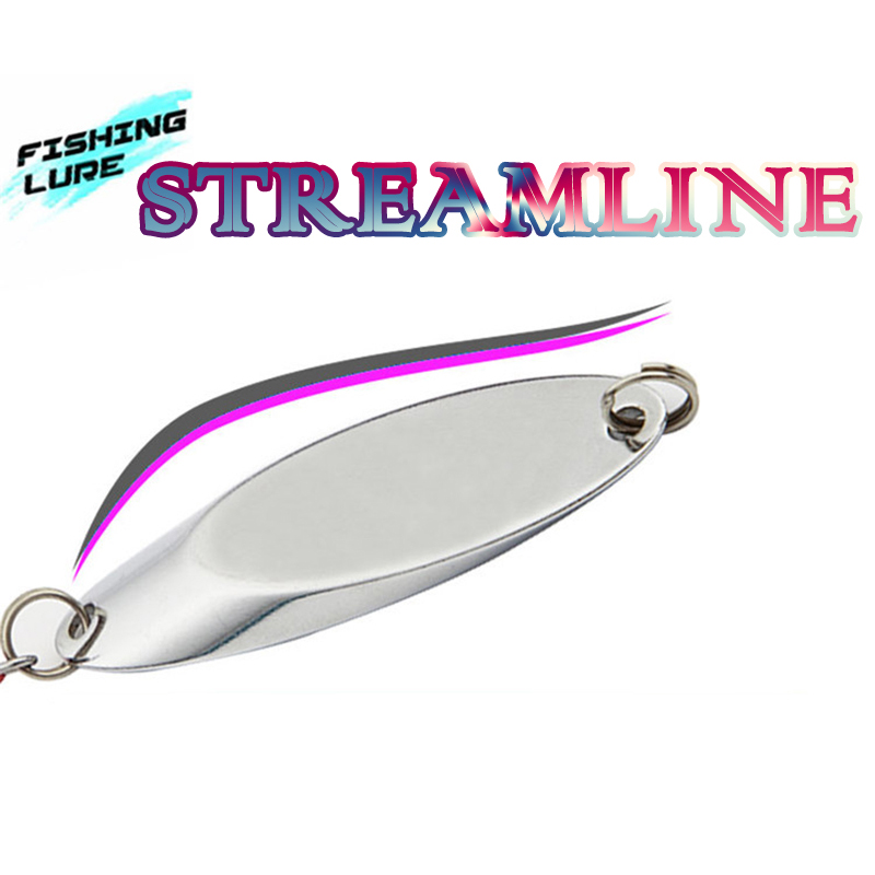 1pc 2.5g-35g colher de metal i - Fishing Lure Spoon avaliação e preço