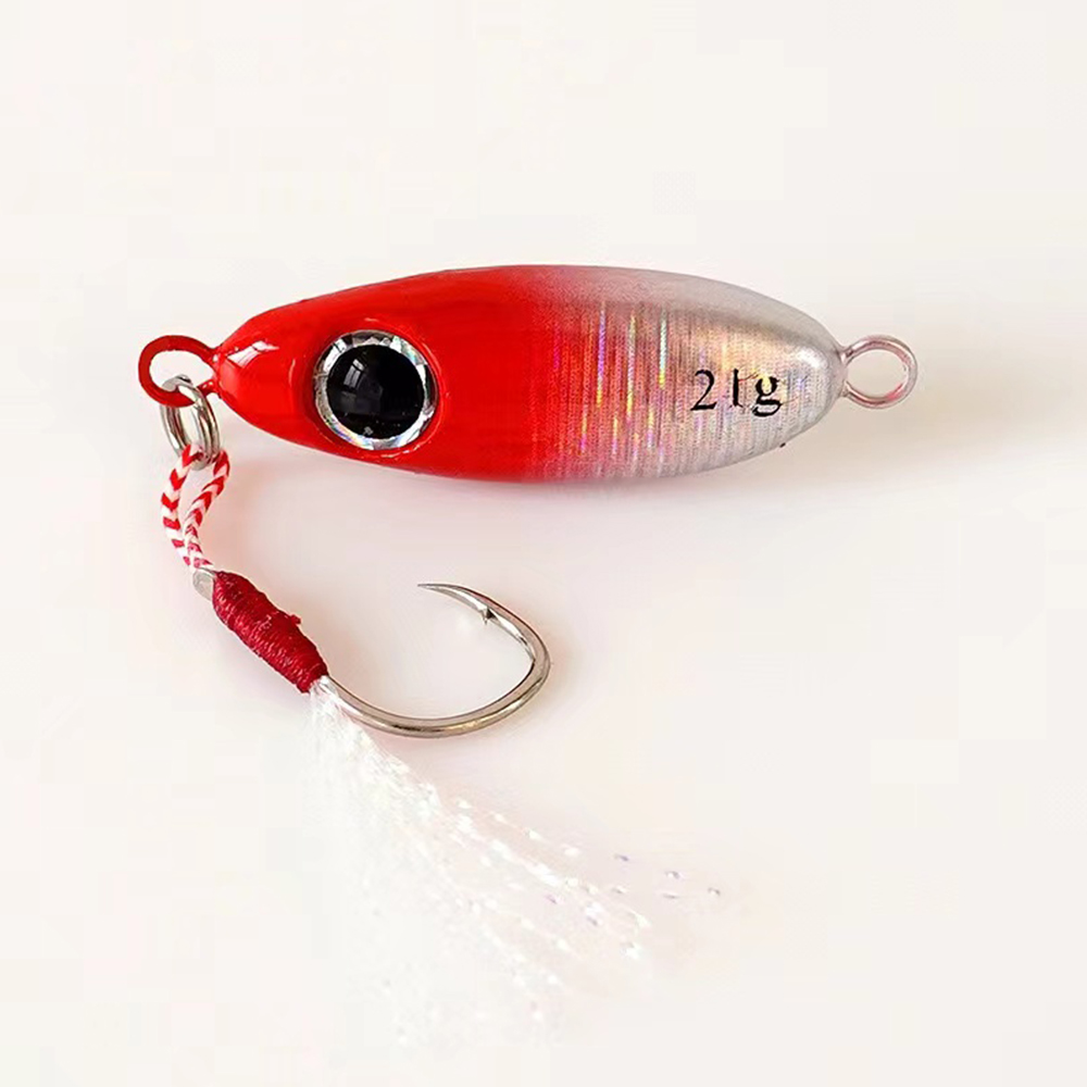 6 pçs micro metal jigging isca - Fishing Lure Soft Plastic avaliação e preço