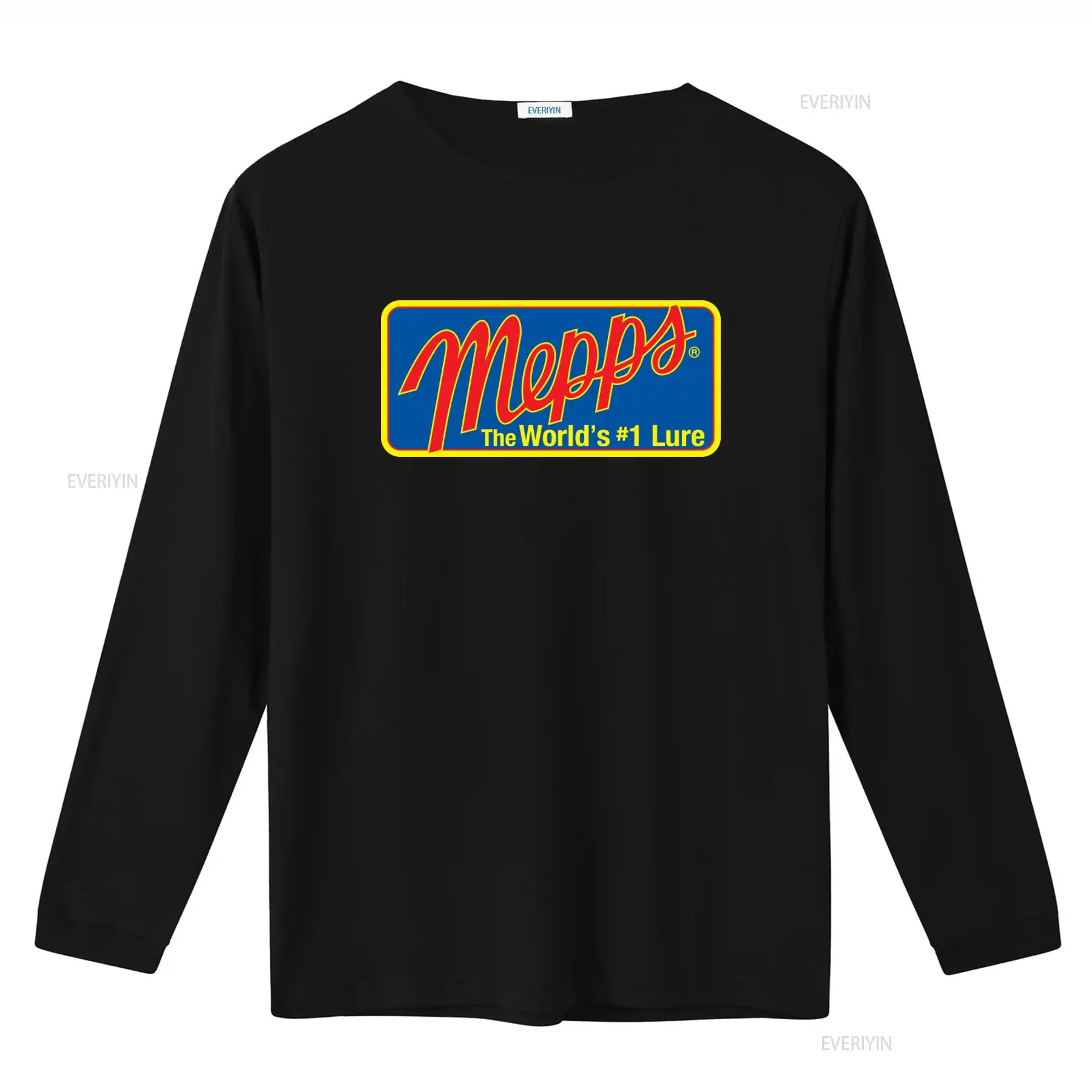 Camiseta com logotipo Mepps Fi - Fishing Lure Spoon avaliação e preço