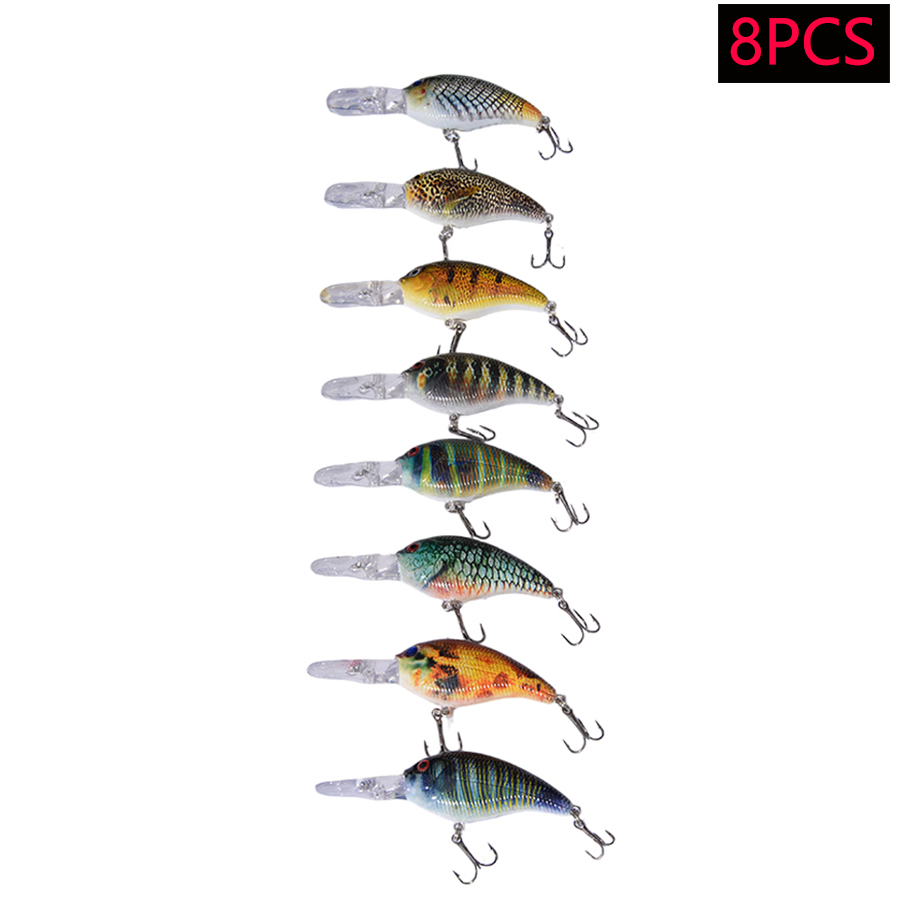 Conjunto de 8 Iscas Artificiai - Fishing Lure Jerkbait avaliação e preço
