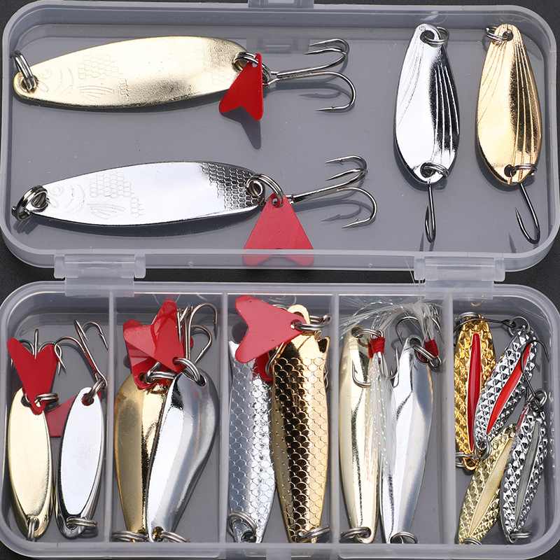 Kit de Iscas de Pesca com 16 P - Fishing Lure Spoon avaliação e preço
